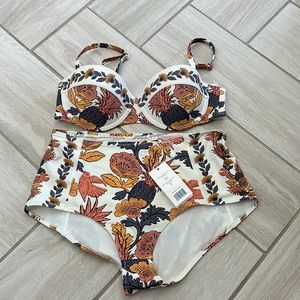 Tory Burch Orange Wonderland Bikini